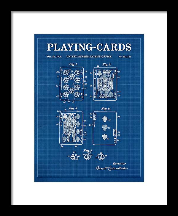 Playing Cards Blueprint Patent Us821781a
