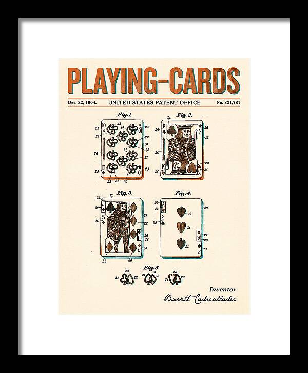 Playing Cards Retro Patent Us821781a