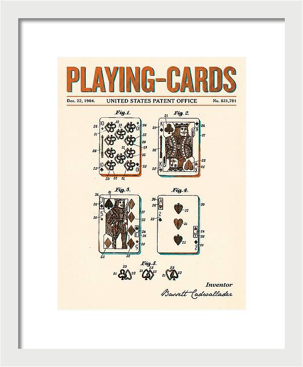 Playing Cards Retro Patent Us821781a