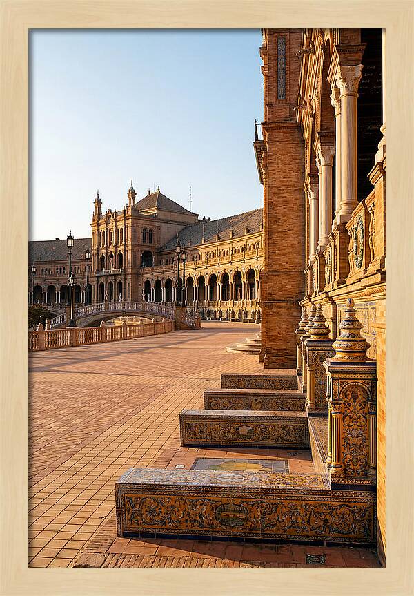 Plaza De Espaa At Golden Hour