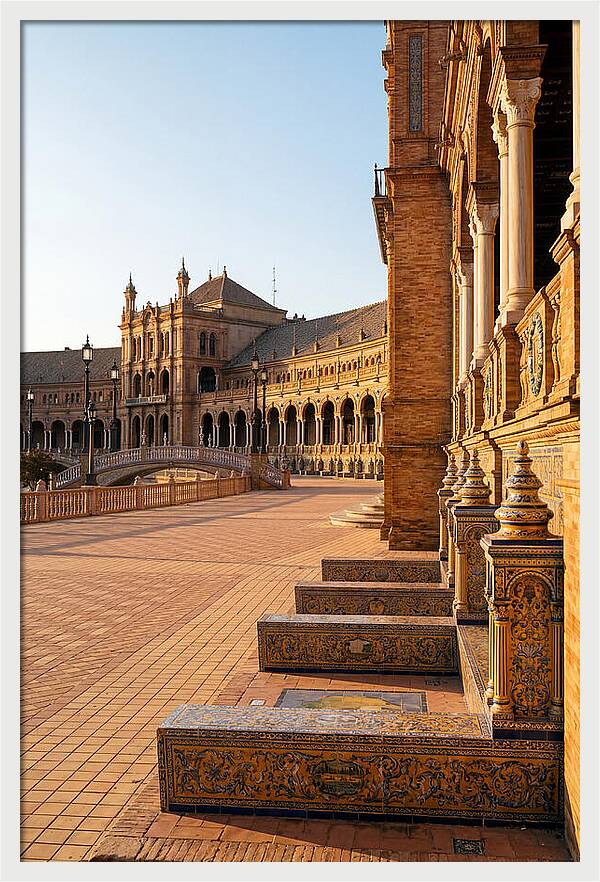Plaza De Espaa At Golden Hour