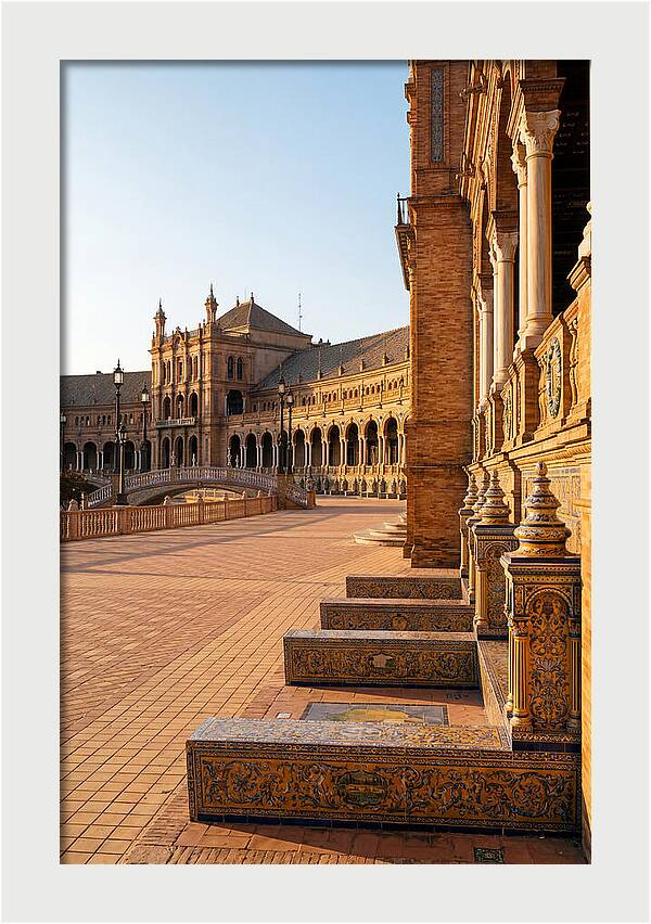 Plaza De Espaa At Golden Hour