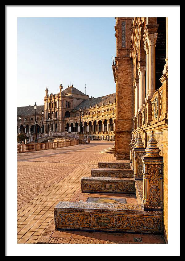 Plaza De Espaa At Golden Hour