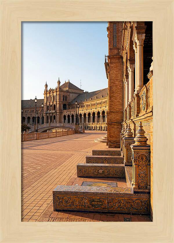Plaza De Espaa At Golden Hour