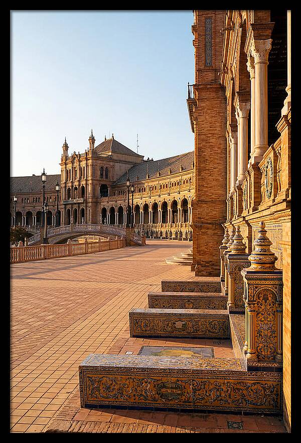 Plaza De Espaa At Golden Hour