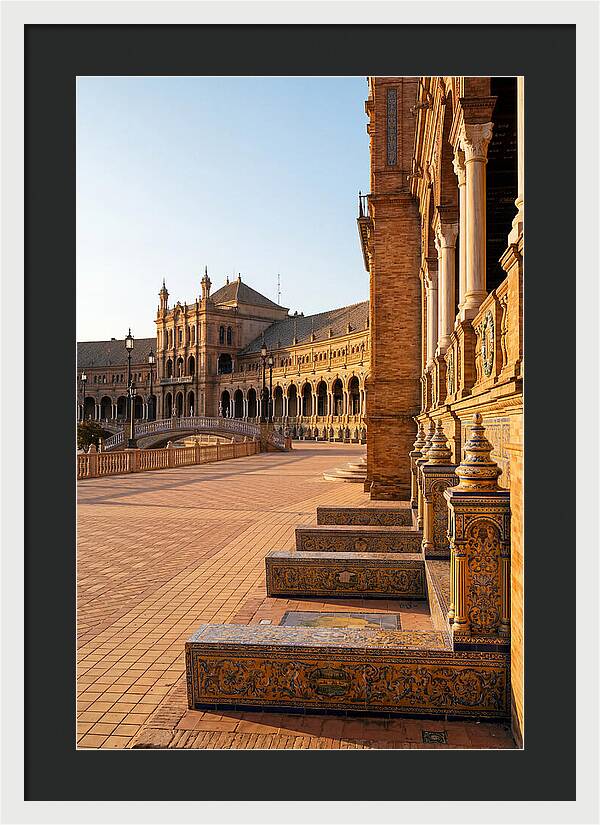 Plaza De Espaa At Golden Hour