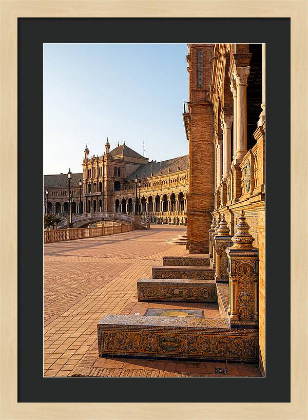 Plaza De Espaa At Golden Hour