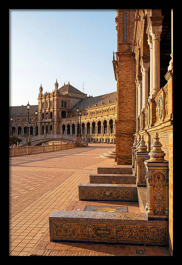 Plaza De Espaa At Golden Hour