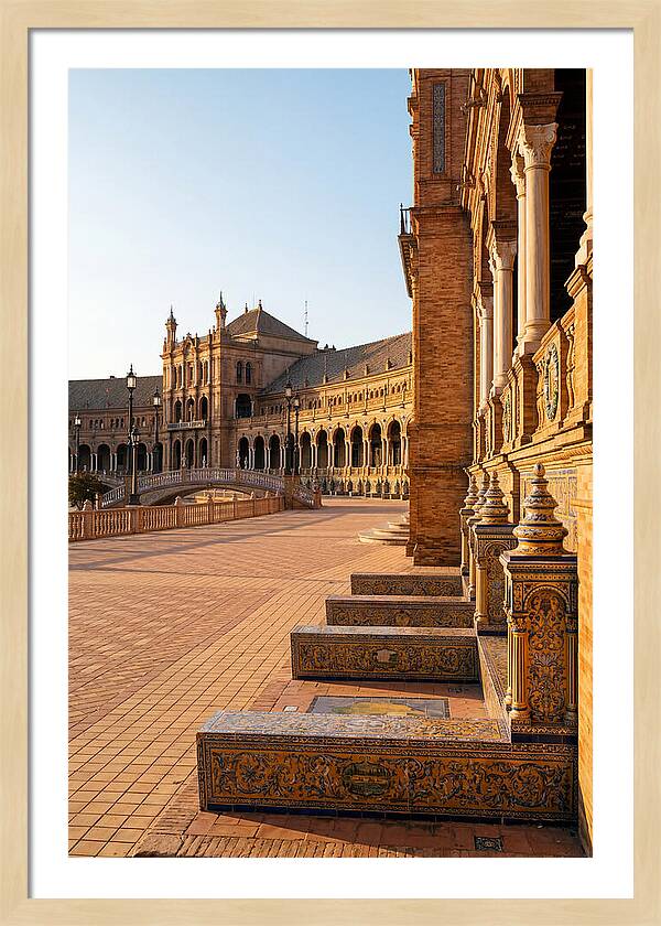 Plaza De Espaa At Golden Hour