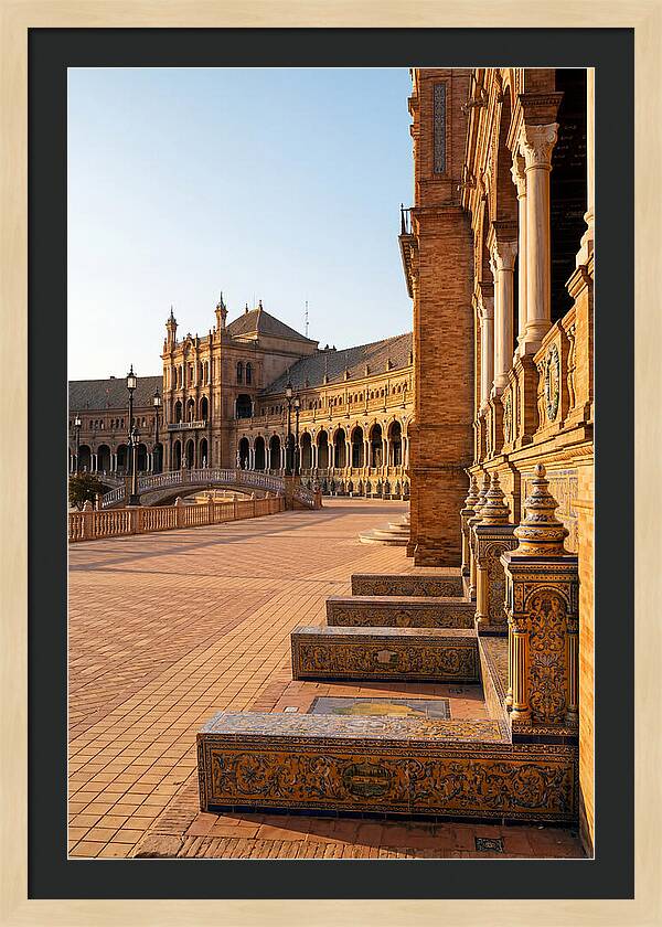 Plaza De Espaa At Golden Hour