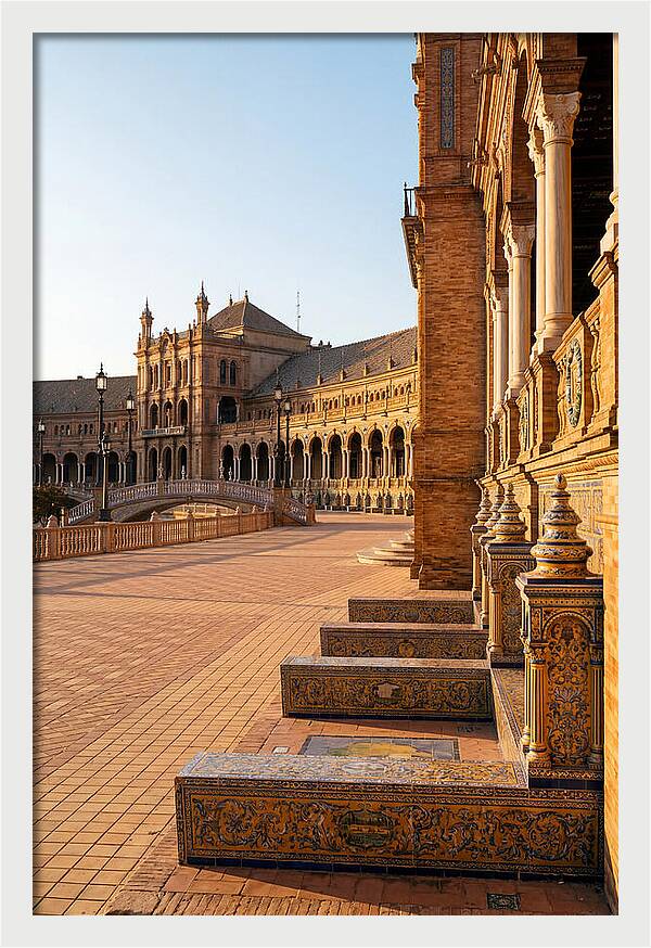 Plaza De Espaa At Golden Hour
