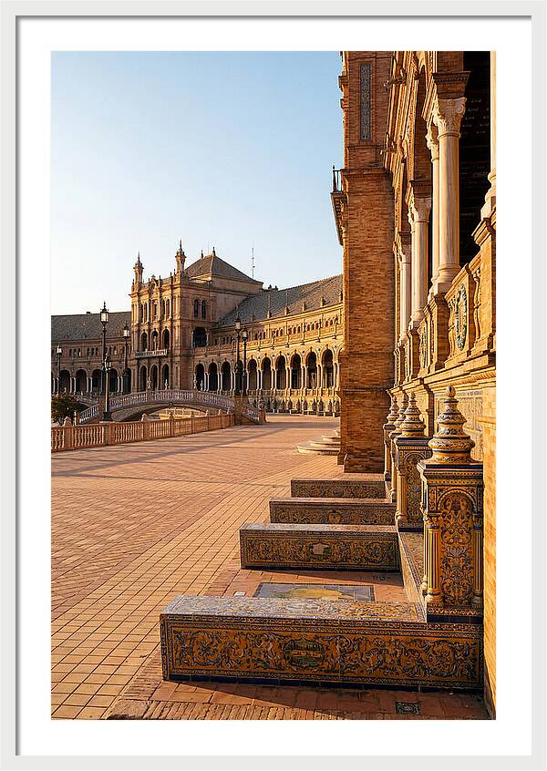 Plaza De Espaa At Golden Hour