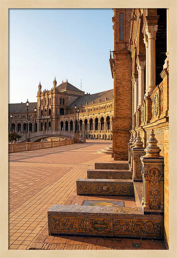 Plaza De Espaa At Golden Hour