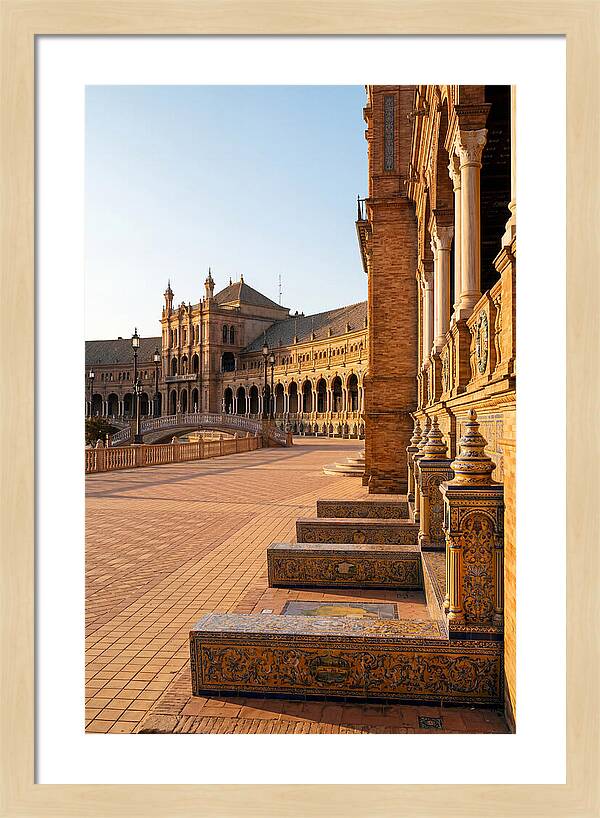 Plaza De Espaa At Golden Hour