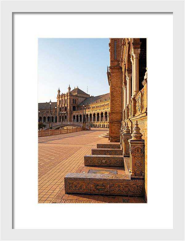 Plaza De Espaa At Golden Hour