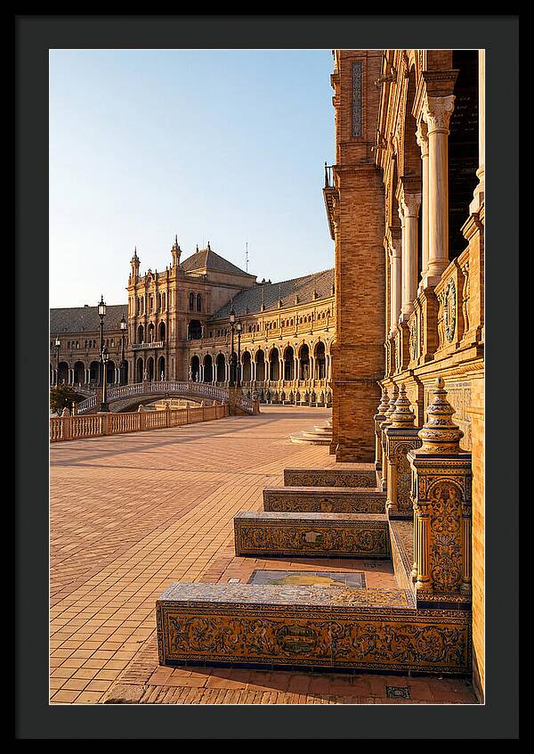 Plaza De Espaa At Golden Hour