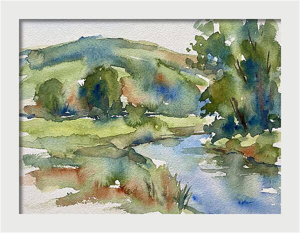 Plein Air Watercolor Landscape