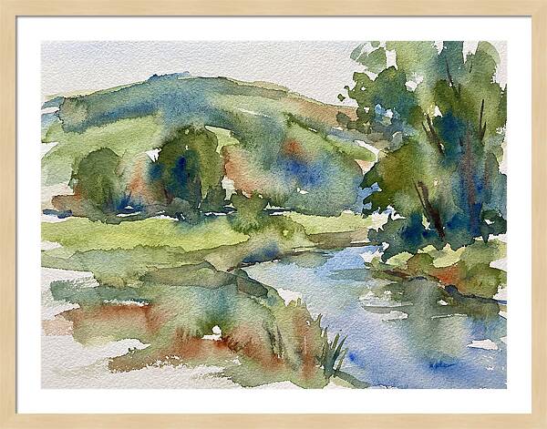 Plein Air Watercolor Landscape