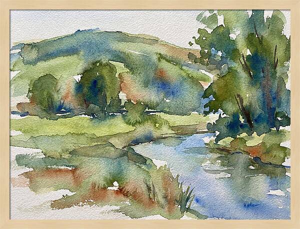 Plein Air Watercolor Landscape