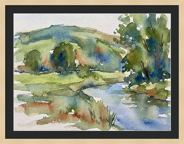 Plein Air Watercolor Landscape