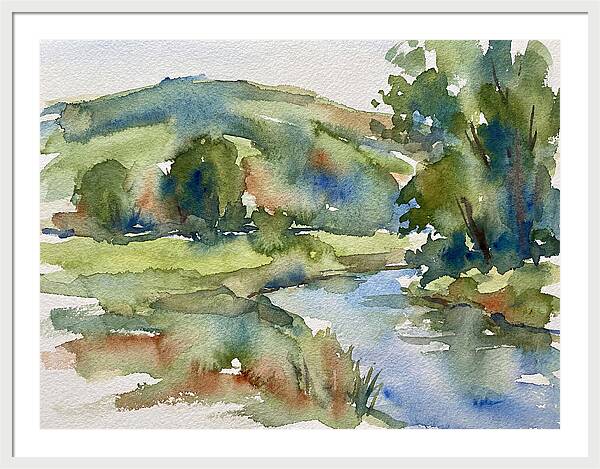 Plein Air Watercolor Landscape