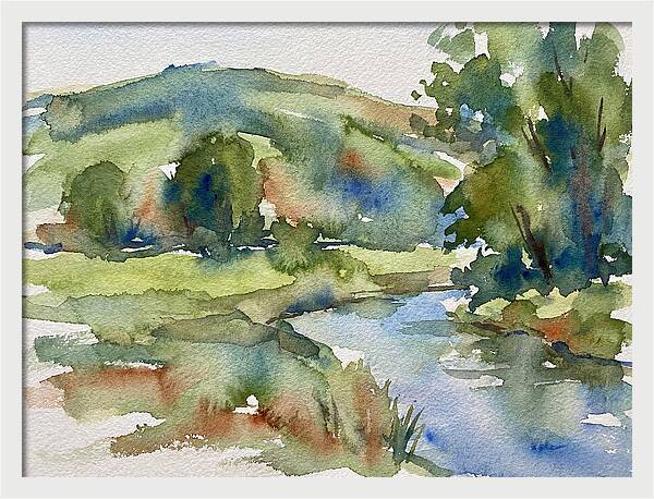 Plein Air Watercolor Landscape