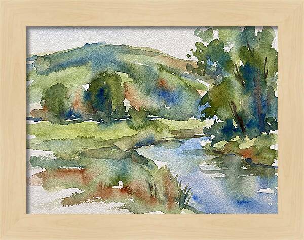 Plein Air Watercolor Landscape