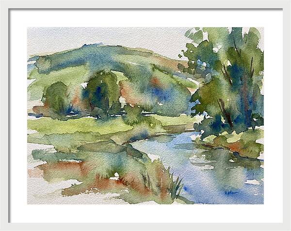 Plein Air Watercolor Landscape