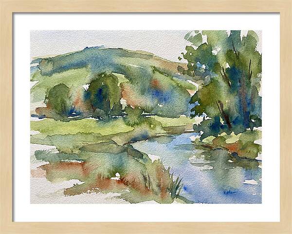 Plein Air Watercolor Landscape