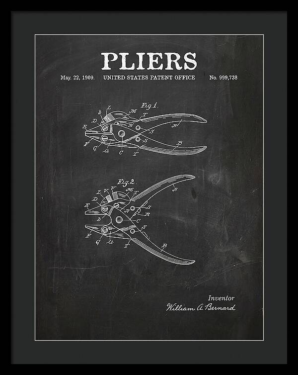 Pliers Chalkboard Patent Us999738a