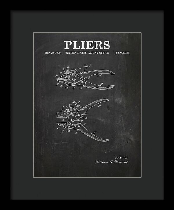 Pliers Chalkboard Patent Us999738a