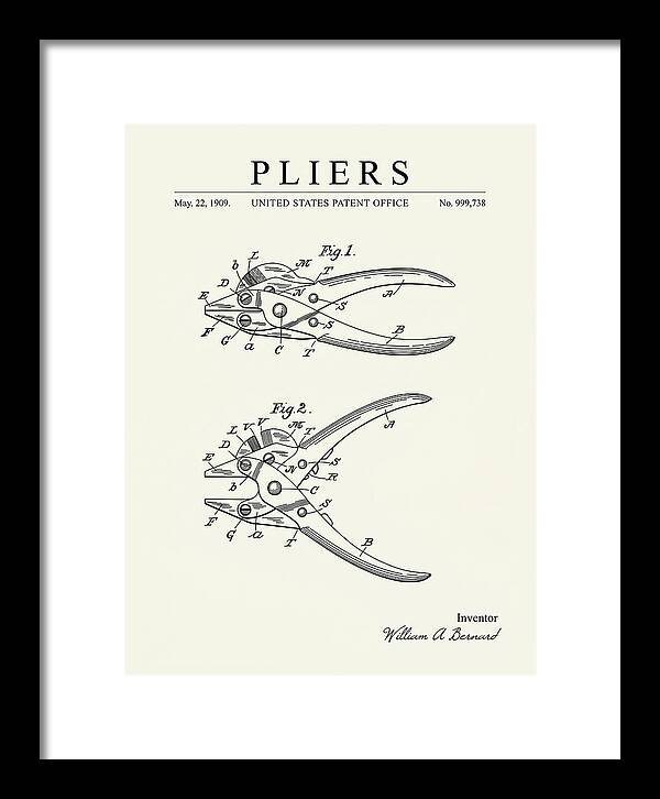 Pliers Minimalist Patent Us999738a