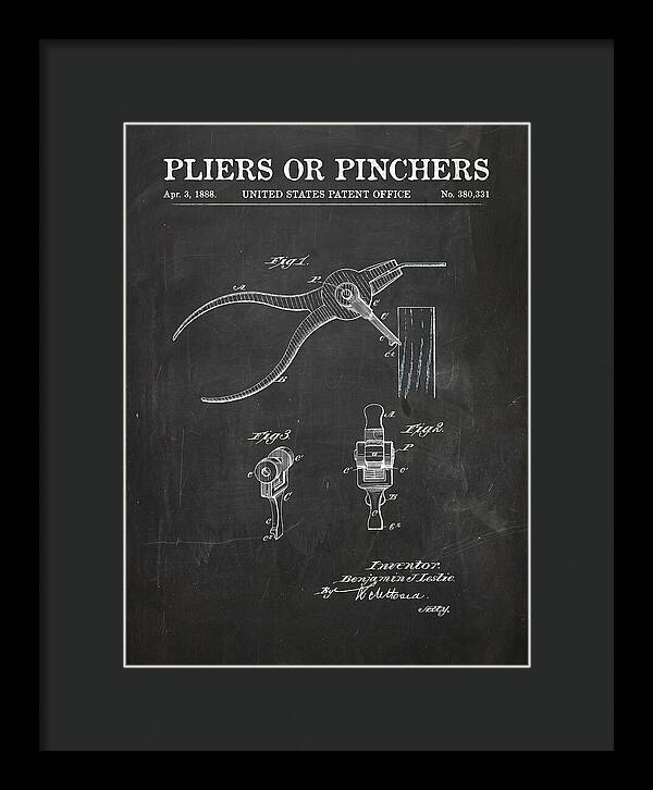 Pliers Or Pinchers Chalkboard Patent Us380331a