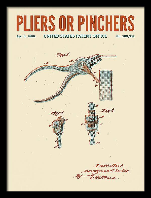Pliers Or Pinchers Retro Patent Us380331a