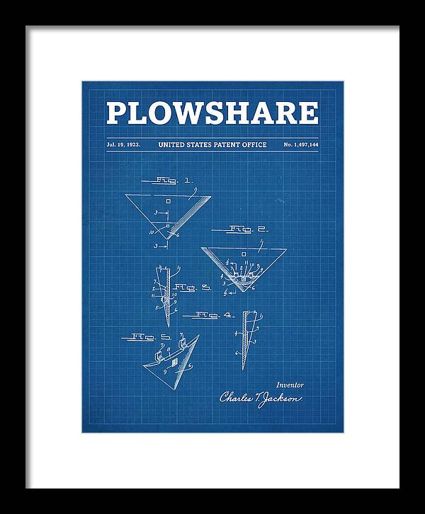 Plowshare Blueprint Patent Us1497144a