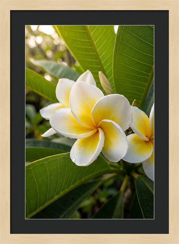 Plumeria Blossoms In Paradise