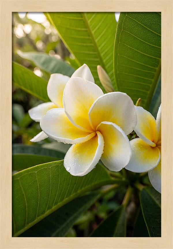 Plumeria Blossoms In Paradise