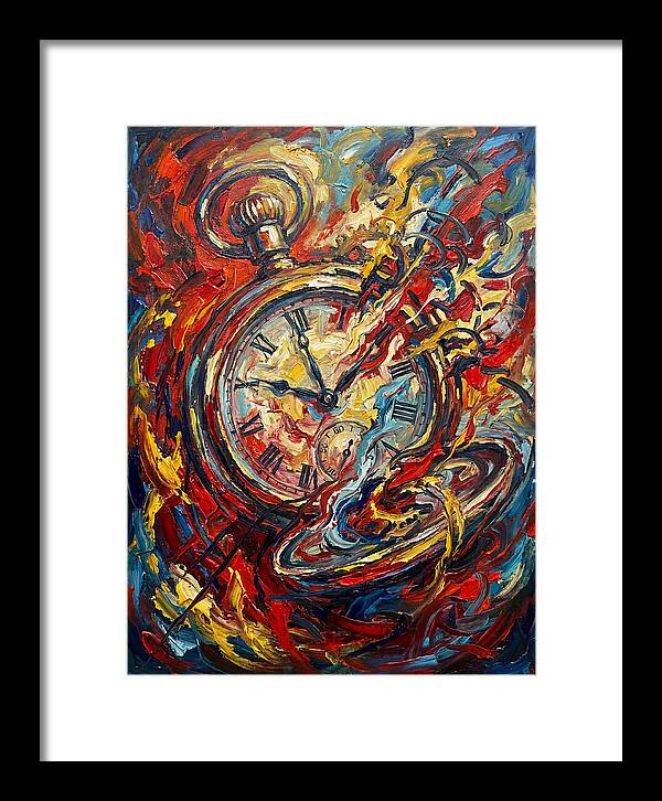 Pocket Watch In Flames