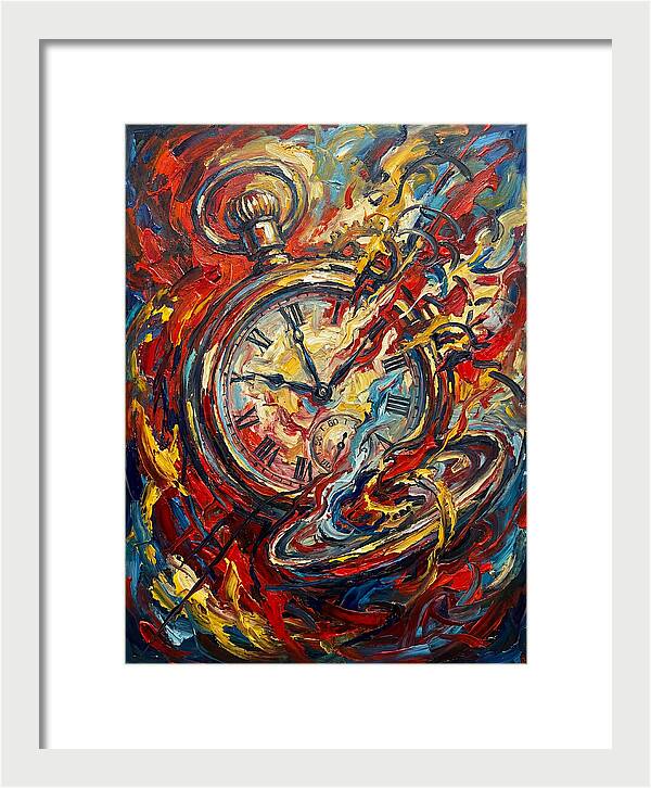 Pocket Watch In Flames