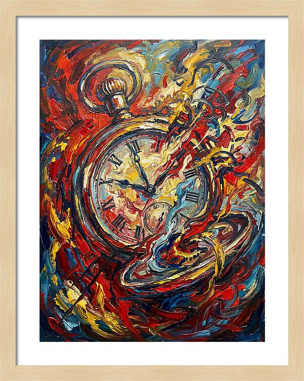 Pocket Watch In Flames
