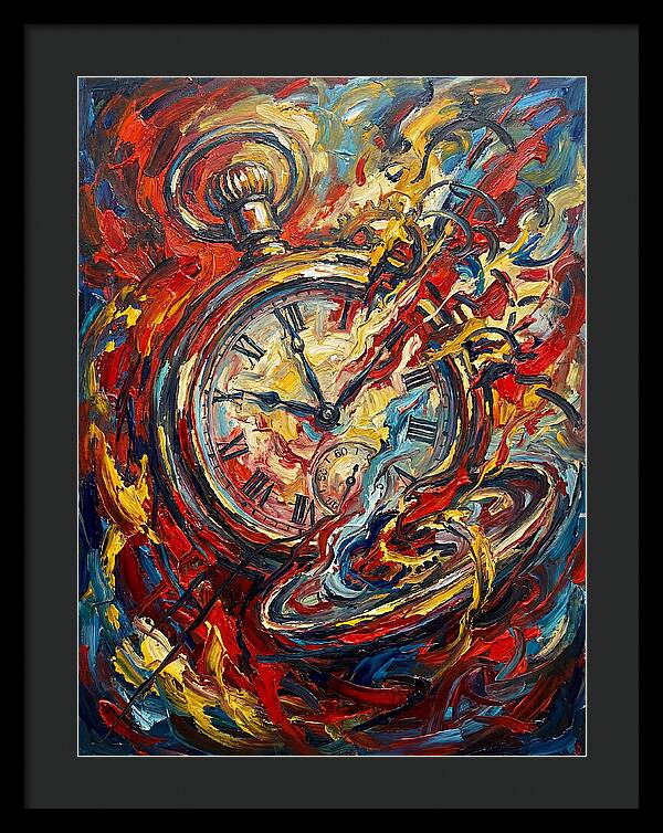 Pocket Watch In Flames