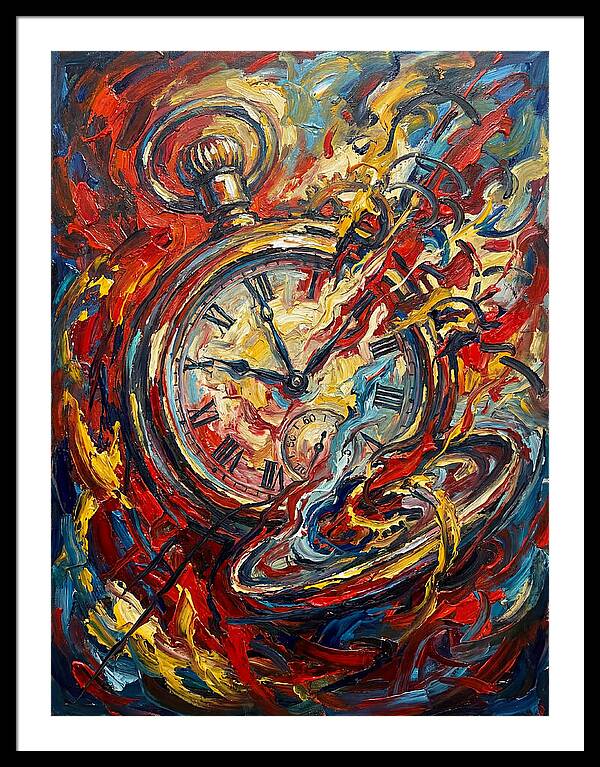 Pocket Watch In Flames