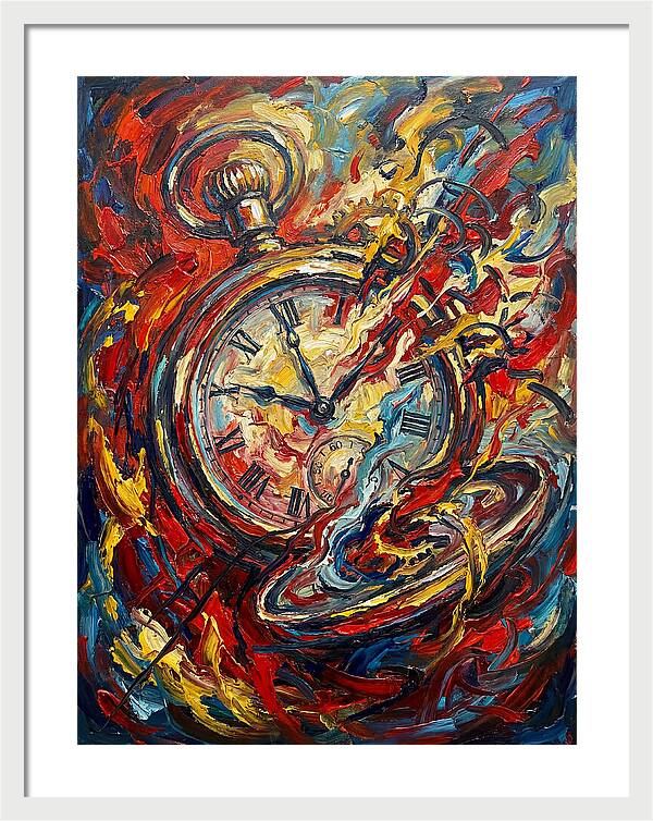 Pocket Watch In Flames