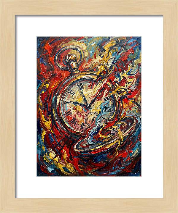 Pocket Watch In Flames