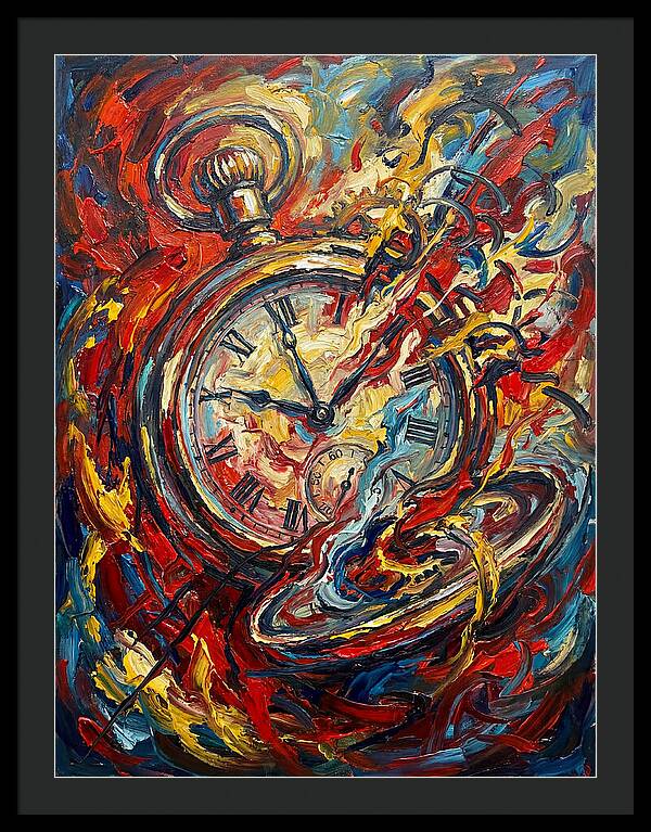 Pocket Watch In Flames