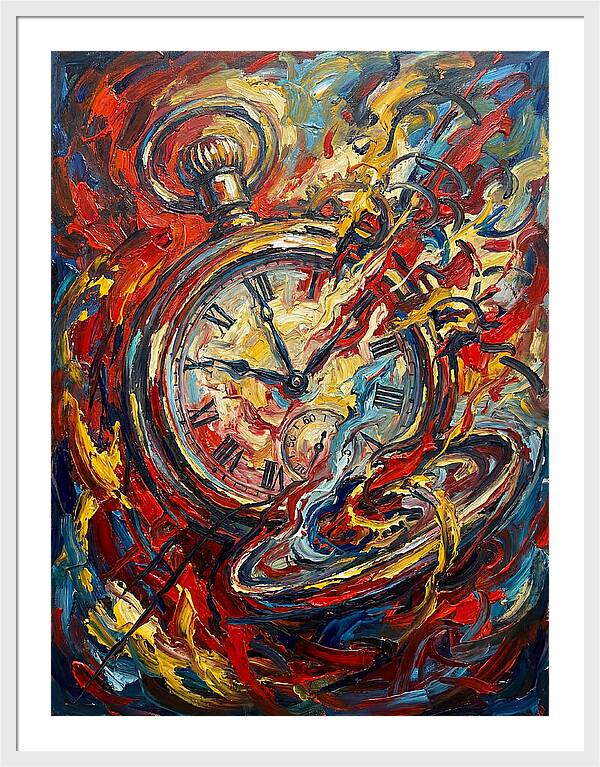 Pocket Watch In Flames