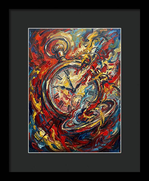 Pocket Watch In Flames