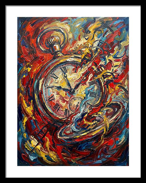 Pocket Watch In Flames