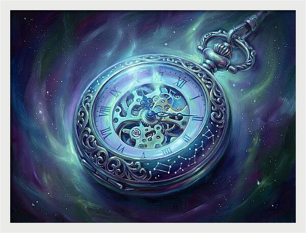 Pocket Watch In Space
