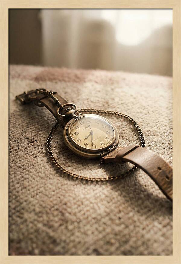 Pocket Watch With Chain